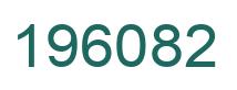 Number 196082 green image