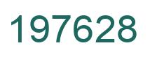 Número 197628 imagen verde