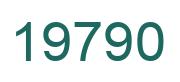 Número 19790 imagen verde