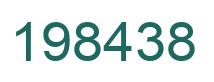 Número 198438 imagen verde