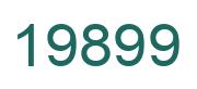 Number 19899 green image