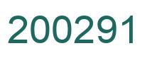 Number 200291 green image