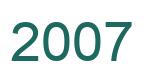 Número 2007 imagen verde