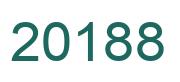 Number 20188 green image