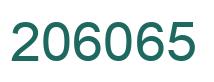 Número 206065 imagen verde