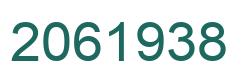 Number 2061938 green image