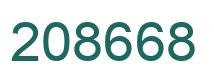 Número 208668 imagen verde