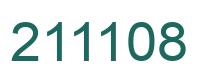 Número 211108 imagen verde