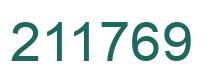 Número 211769 imagen verde