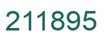 Number 211895 green image