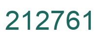 Número 212761 imagen verde