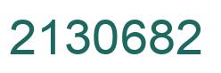 Número 2130682 imagen verde