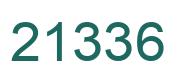Número 21336 imagen verde