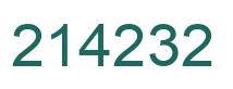Número 214232 imagen verde
