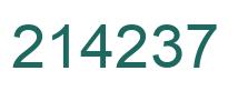 Número 214237 imagen verde