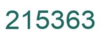 Número 215363 imagen verde