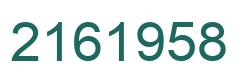 Número 2161958 imagen verde