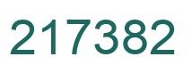 Número 217382 imagen verde