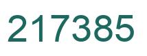 Número 217385 imagen verde