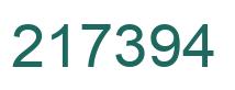 Número 217394 imagen verde