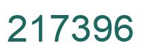 Número 217396 imagen verde