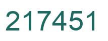 Número 217451 imagen verde