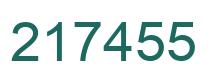 Número 217455 imagen verde