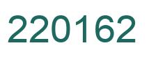 Number 220162 green image
