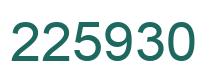 Número 225930 imagen verde