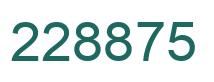 Número 228875 imagen verde