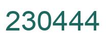 Número 230444 imagen verde