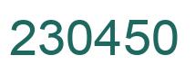Número 230450 imagen verde