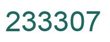 Número 233307 imagen verde