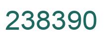 Number 238390 green image