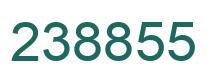 Number 238855 green image