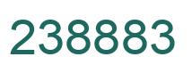Number 238883 green image