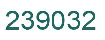 Number 239032 green image