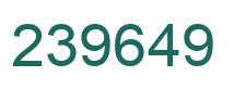 Número 239649 imagen verde