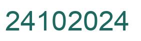 Number 24102024 green image