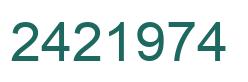 Número 2421974 imagen verde