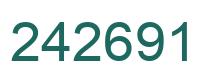 Número 242691 imagen verde