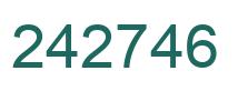 Número 242746 imagen verde