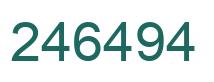 Número 246494 imagen verde