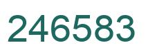 Número 246583 imagen verde