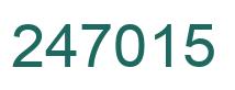 Número 247015 imagen verde