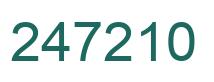 Número 247210 imagen verde