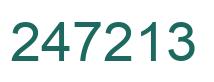 Número 247213 imagen verde