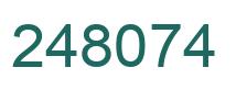 Número 248074 imagen verde