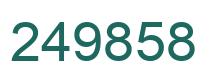 Number 249858 green image