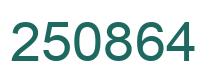 Número 250864 imagen verde